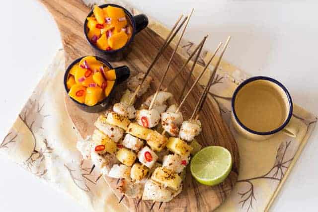 Coconut Fish Kebabs Recipe | Recipe From A Pantry