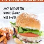 Air Fryer burgers