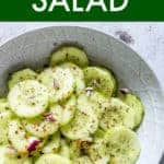 EASY CUCUMBER SALAD