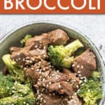 INSTANT POT BEEF AND BROCCOLI
