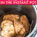 Chicken breasts inside an instant pot
