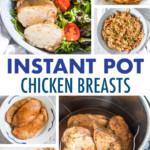 A COLLAGE OF IMAGES OF CHICKEN BREASTS