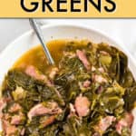 Dump and Start Instant Pot Collard Greens