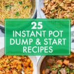 INSTANT POT DUMP AND START RECIPES